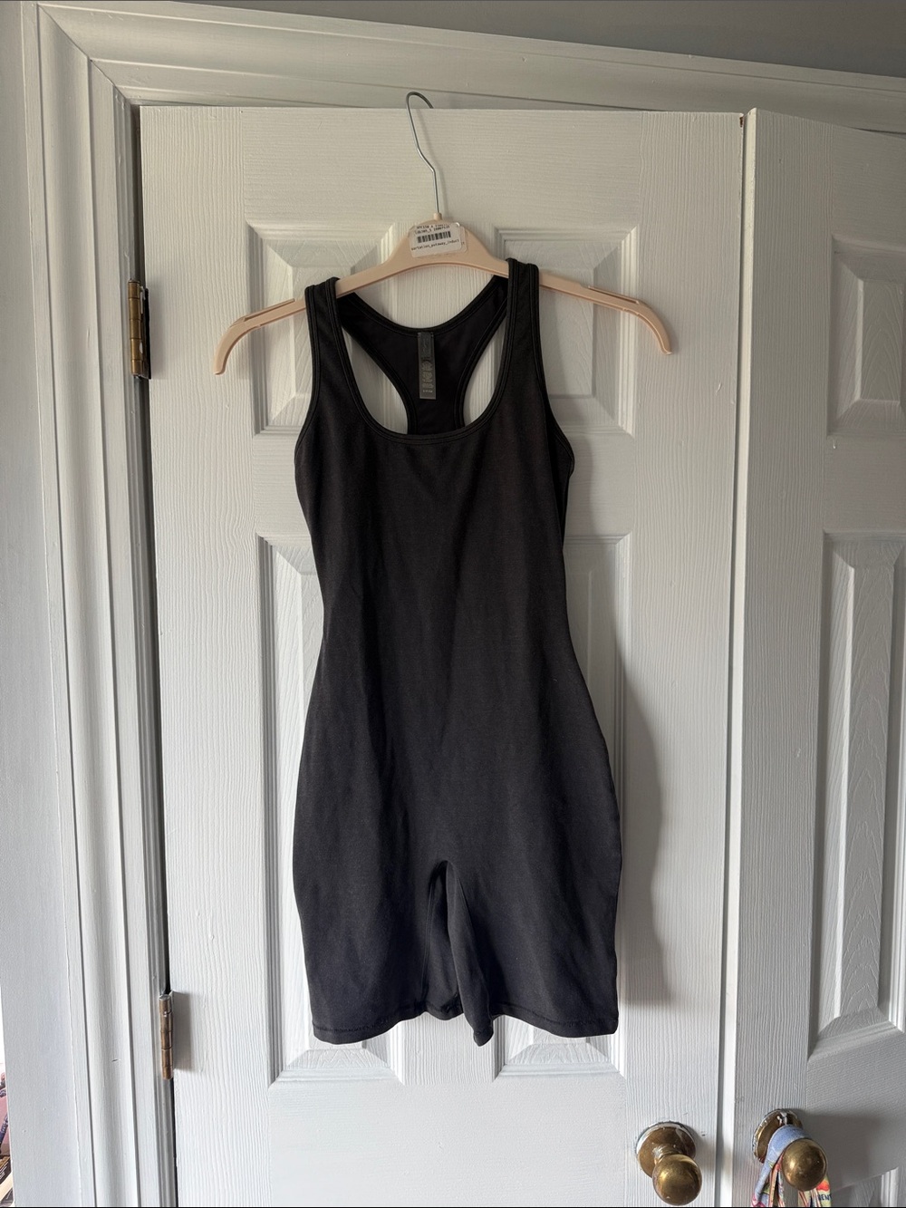 Skims Racerback Shorts Jumpsuit